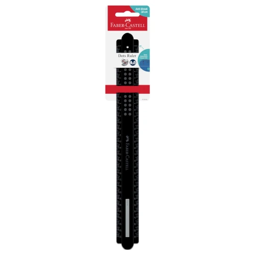Przejdź do produktu Linijka FABER-CASTELL Dots - 30 cm - czarna