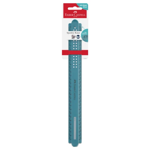 Przejdź do produktu Linijka FABER-CASTELL Sparkle - morska - 30 cm