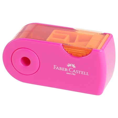 temperowka pojedyncza z pojemnikiem faber castell sleeve trend mini rozowy