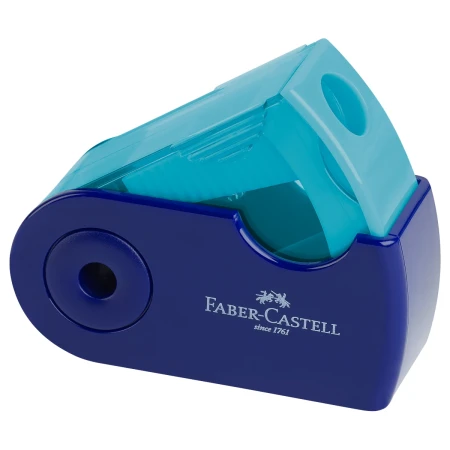 temperowka pojedyncza z pojemnikiem faber castell sleeve trend mini granatowy