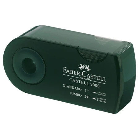 temperowka podwojna z pojemnikiem faber castell art 9000 zamknieta