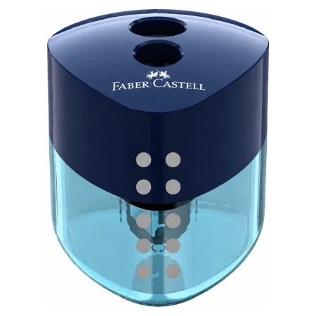 temperowka podwojna z pojemnikiem faber castell grip auto trend granatowy