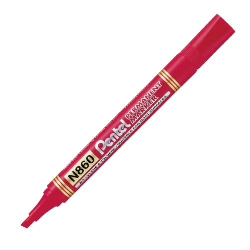 Przejdź do produktu Marker permanentny PENTEL N860 - ścięty - czerwony