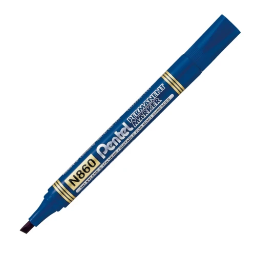 Przejdź do produktu Marker permanentny PENTEL N860 - ścięty - niebieski
