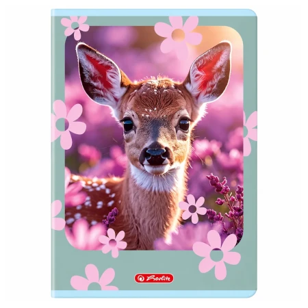 zeszyt a4 kratka herlitz animals 32 kartki sarenka