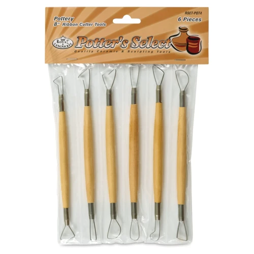 Przejdź do produktu Szpatułki oczkowe dwustronne ROYAL & LANGNICKEL POT4 - 8" - 6 szt.