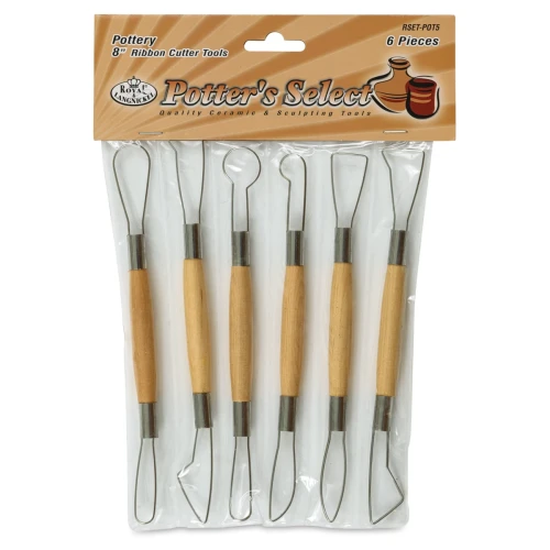 Przejdź do produktu Szpatułki oczkowe dwustronne ROYAL & LANGNICKEL POT5 - 8" duże - 6 szt.
