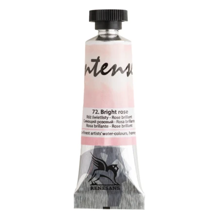 Farba akwarelowa RENESANS Intense Water 15 ml (72 - Róż świetlisty)
