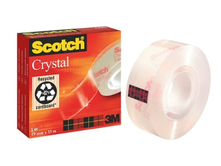Taśma biurowa SCOTCH Crystal 19x33