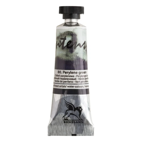Przejdź do produktu Farba akwarelowa RENESANS Intense Water 15 ml (80 - Zieleń perylenowa)