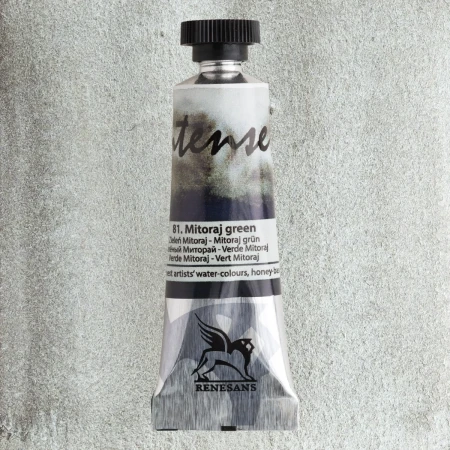 Farba akwarelowa RENESANS Intense Water 15 ml (81 - Zieleń Mitoraja)
