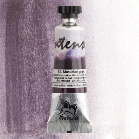 Farba akwarelowa RENESANS Intense Water 15 ml (82 - Szarość mazurska)