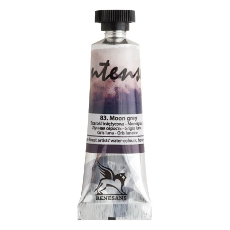 Farba akwarelowa RENESANS Intense Water 15 ml (83 - Szarość księżycowa)