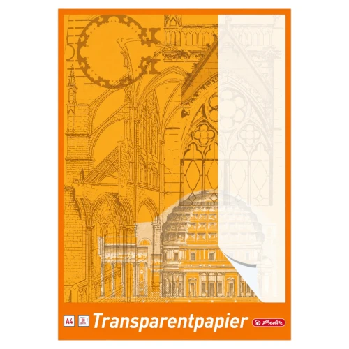 Przejdź do produktu Kalka kreślarska w bloku A4 HERLITZ - 65 g/m² - 30 ark.