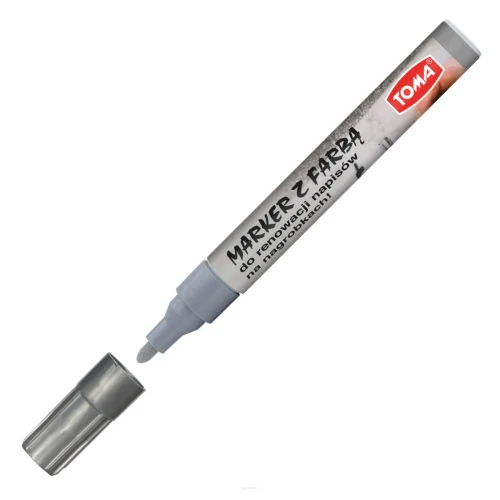 Przejdź do produktu Marker do renowacji nagrobków TOMA - srebrny
