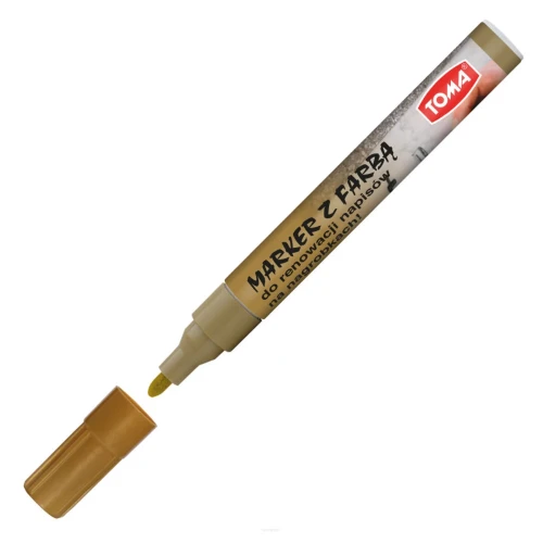 Przejdź do produktu Marker do renowacji nagrobków TOMA - złoty