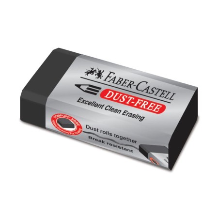 Gumka FABER-CASTELL Dust-Free - CZARNA