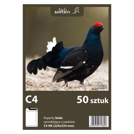 Koperty białe C4 HK (50 sztuk)