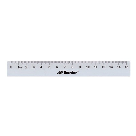 Linijka aluminiowa 15 cm LENIAR