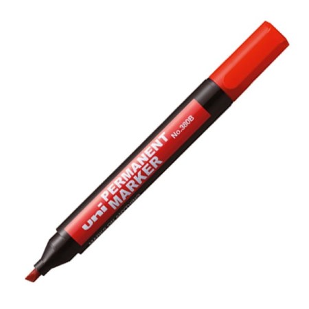 Marker permanentny UNI 380B (czerwony)