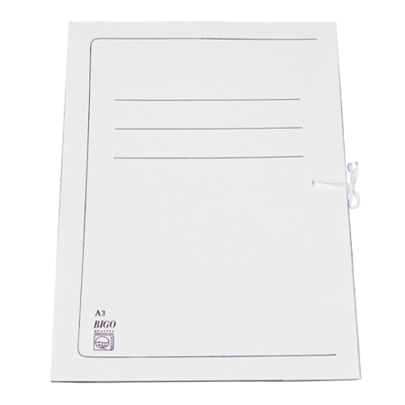 Teczka wiązana A3 BIGO - BIAŁA