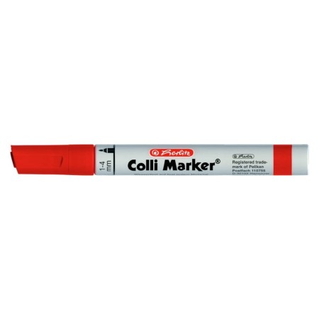 Marker permanentny HERLITZ (czerwony)