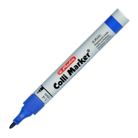 Marker permanentny HERLITZ (niebieskim)