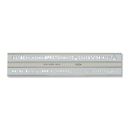 Szablon cyfrowo-literowy KOH-I-NOOR 5 mm (prosty)