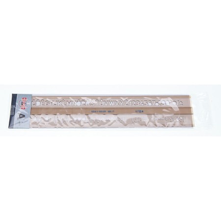 Szablon cyfrowo-literowy KOH-I-NOOR 7 mm (prosty)