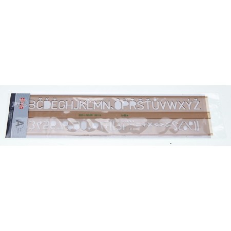 Szablon cyfrowo-literowy KOH-I-NOOR 14 mm (prosty)