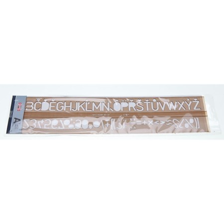 Szablon cyfrowo-literowy KOH-I-NOOR 20 mm (prosty)