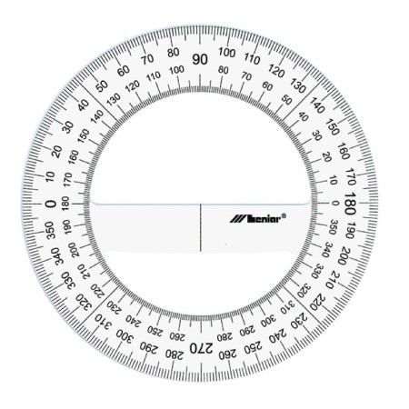 Kątomierz kołowy LENIAR ⌀ 12 cm
