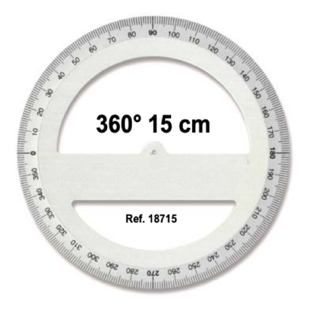 Kątomierz kołowy ARDA ⌀ 15 cm (aluminiowy)
