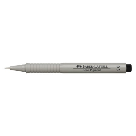 Cienkopis kreślarski  FABER-CASTELL Ecco Pigment 0,3 mm -  CZARNY
