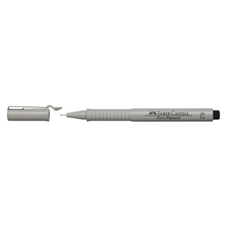Cienkopis kreślarski FABER-CASTELL Ecco Pigment 0,2 mm -  CZARNY
