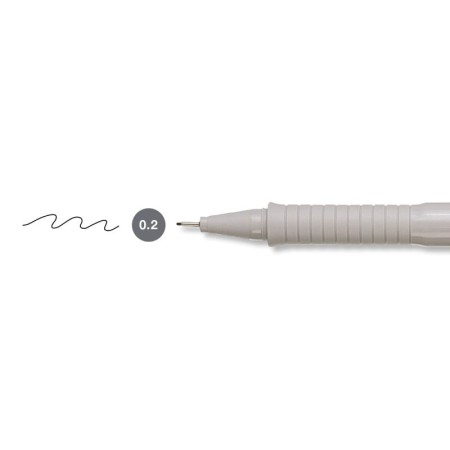 Cienkopis kreślarski FABER-CASTELL Ecco Pigment 0,2 mm -  CZARNY