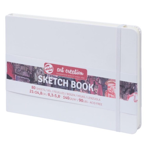 Przejdź do produktu Szkicownik A5 TALENS Art Creation - 140 g/m² - biały - 80 ark.