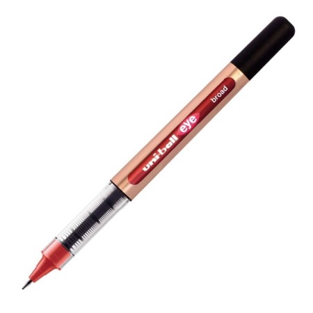 Pióro kulkowe UNI Eye Broad 1 mm UB-150-10 - czerwone