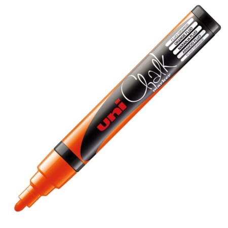 Marker kredowy UNI Chalk PWE-5M (pomarańczowy)