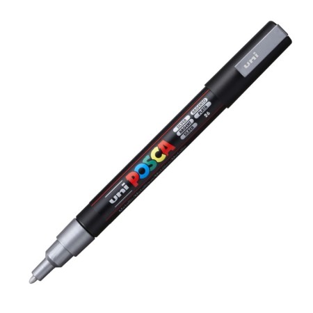 Marker UNI Posca PC-3M (srebrny)