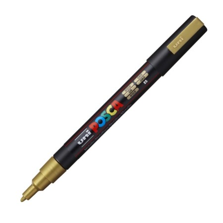 Marker UNI Posca PC-3M (złoty)