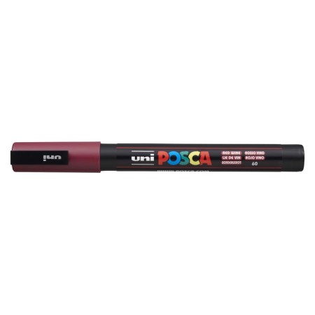 Marker UNI Posca PC-3M (ciemnoczerwony)
