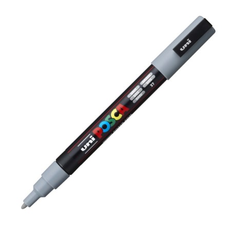 Marker UNI Posca PC-3M (szary)