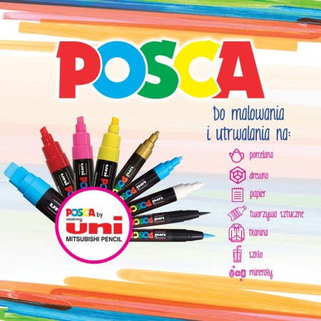 Marker UNI Posca PC-8K (czerwony)