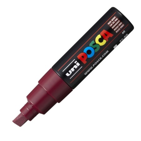 Marker UNI Posca PC-8K (ciemnoczerwony)