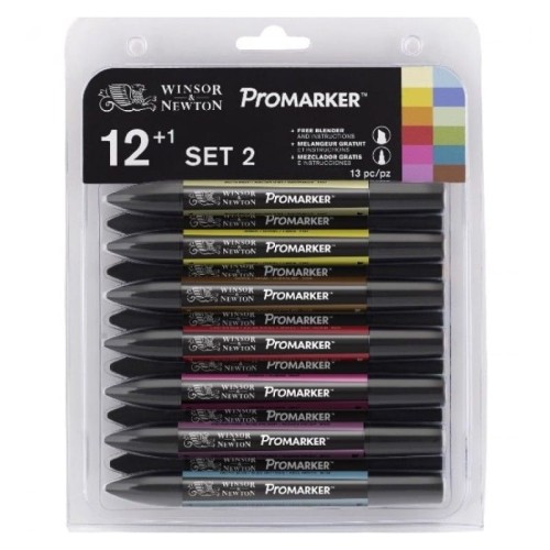 Przejdź do produktu Promarker WINSOR&NEWTON SET 2 (12+1)