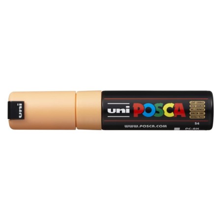 Marker UNI Posca PC-8K (jasnopomarańczowy)