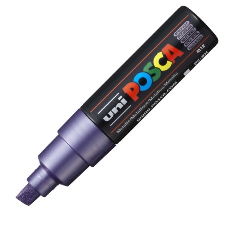 Marker UNI Posca PC-8K Metallic (fioletowy)