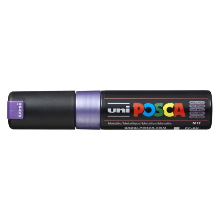 Marker UNI Posca PC-8K Metallic (fioletowy)