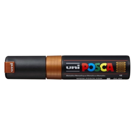 Marker UNI Posca PC-8K Metallic (brązowy)